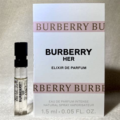 burberry elixir sample